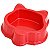 Comedouro Plástico Vermelho Triton Dog - Design Compacto - 160ml - Imagem 1
