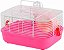 Gaiola para Hamster BBB Pet Modelo Pop Star Rosa com Rodinha Inclusa - Imagem 1