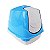 Banheiro Pet Injet Cat Toilet Azul Para Gatos - Imagem 2