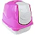 Banheiro Pet Injet Cat Toilet Rosa Para Gatos - Imagem 1