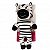 Brinquedo de Pelúcia Zebra PowerPets, Diversão para Pets, 20cm - Imagem 2