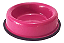Comedouro Pesado Pequeno para Filhote Rosa 300mL - Imagem 1