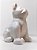 Estatueta Cachorro Miniatura Decorativa Enfeite Home Office - Imagem 2