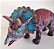 Dinossauro Brinquedo Triceratops Boneco 40 Cm Presente Festa - Imagem 6