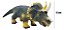 Brinquedo Boneco Animais De Vinil Dinossauros Triceratops - Imagem 1