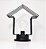 Luminária Decorativa Seta Home Office Casa Abajur Led Metal - Imagem 3