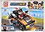 Brinquedo Blocos Montar Carrinho Boneco General Kaos 79 Pçs - Imagem 9