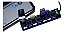 Hub Usb Cabo Extensor Régua Usb 2.0 7 Portas High Speed Hd Pen Drive Pc - Imagem 7