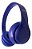 Fone De Ouvido Grande Bluetooth Headset Stereo Sem Fio Hi Fi Cor Azul Royal - Imagem 1