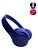Fone De Ouvido Grande Bluetooth Headset Stereo Sem Fio Hi Fi Cor Azul Royal - Imagem 2