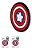 Porta-copos 2 Unidades Marvel Miniso - Capitão América - Imagem 3