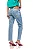 Calça Patogê feminina reta jeans cintura regular baixa - Imagem 5
