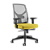 CADEIRA CAVALETTI YON - PRETA GRID AMARELO - Imagem 1