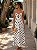 Vestido longo Poá Branco - Imagem 3