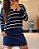 Blusa Tricot Listrada Marinho - Imagem 2