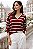 Blusa Tricot Listrada Vermelha - Imagem 2