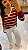 Blusa Tricot Listrada Vermelha - Imagem 1