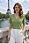 Blusa Catherine Decote V verde claro - Imagem 1