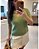 Blusa Catherine Decote V verde claro - Imagem 4