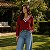 Blusa Mel Tricot vermelha - Imagem 1