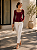 Blusa Peplum Tricot Vinho - Imagem 1