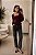 Blusa Peplum Tricot Vinho - Imagem 3