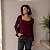 Blusa Peplum Tricot Vinho - Imagem 1
