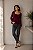 Blusa Peplum Tricot Vinho - Imagem 2
