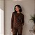 Blusa Lana Tricot Marrom - Imagem 1