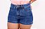 Short Feminino Jeans Curto Cintura Alta sem Elastano - Imagem 5