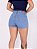 Short Feminino Jeans Curto Cintura Alta sem Elastano - Imagem 2