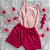 Conjunto Blusa Alcinha Rosa e Shorts Bebê Pink tamanho 9 a 12 meses - Imagem 3