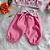Conjunto Cropped Estampado e Calça Capri Bebê Rosa tamanho 3 a 6 meses - Imagem 4