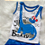 Conjunto Camiseta Regata Dinossauro Branco/Azul e Shorts Azul Bebê Menino tamanho 9 a 12 meses - Imagem 2