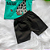 Conjunto Camiseta Manga Curta Safári e Shorts Bebê Menino tamanho 3 a 6 meses - Imagem 4