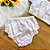 Conjunto Cropped e Calcinha Bebê Branco tamanho 6 9 meses - Imagem 4