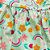 Vestido Flor Sol Arco Íris Bebê Menina tamanho P 3 meses - Imagem 4