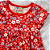 Vestido Flores Bebê Menina tamanho P 3 meses - Imagem 3