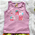 Conjunto Blusa Regata Garden e Shorts Bebê Menina tamanho G 9 meses - Imagem 2