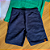 Conjunto Camiseta Gola Polo Verde e Bermuda Azul Marinho Menino tamanho 3 - Imagem 3