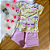 Conjunto Blusa Manga Curta Verde Unicórnio e Shorts Lilás Menina tamanho 2 - Imagem 1
