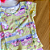 Conjunto Blusa Manga Curta Verde Unicórnio e Shorts Lilás Menina tamanho 2 - Imagem 2