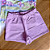 Conjunto Blusa Manga Curta Verde Unicórnio e Shorts Lilás Menina tamanho 2 - Imagem 4