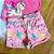 Conjunto Blusa Regata Unicórnio Pink e Shorts Estampado Rosa Menina Tamanho 1 - Imagem 4
