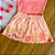 Conjunto Blusa Manga Curta Babados Rosê e Shorts/Saia Estampado Rosê Menina Tamanho 1 - Imagem 4