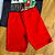 Conjunto Camiseta Regata Kids Team Cinza e Bermuda Vermelha Menino Tamanho 3 - Imagem 4