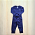 Conjunto Body e Mijão Térmico Marlan Bebê Azul Petróleo Menino Tam RN - Imagem 1