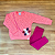 Conjunto Moletom Flanelado Elian Blusão Salmão e Legging Pink Menina Tam 3 - Imagem 1