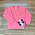 Conjunto Moletom Flanelado Elian Blusão Salmão e Legging Pink Menina Tam 3 - Imagem 2