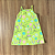 Vestido Kamylus Infantil Estampado Alças Verde Lima Tam 1 - Imagem 2